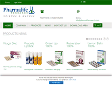Tablet Screenshot of pharmaliferesearch.com